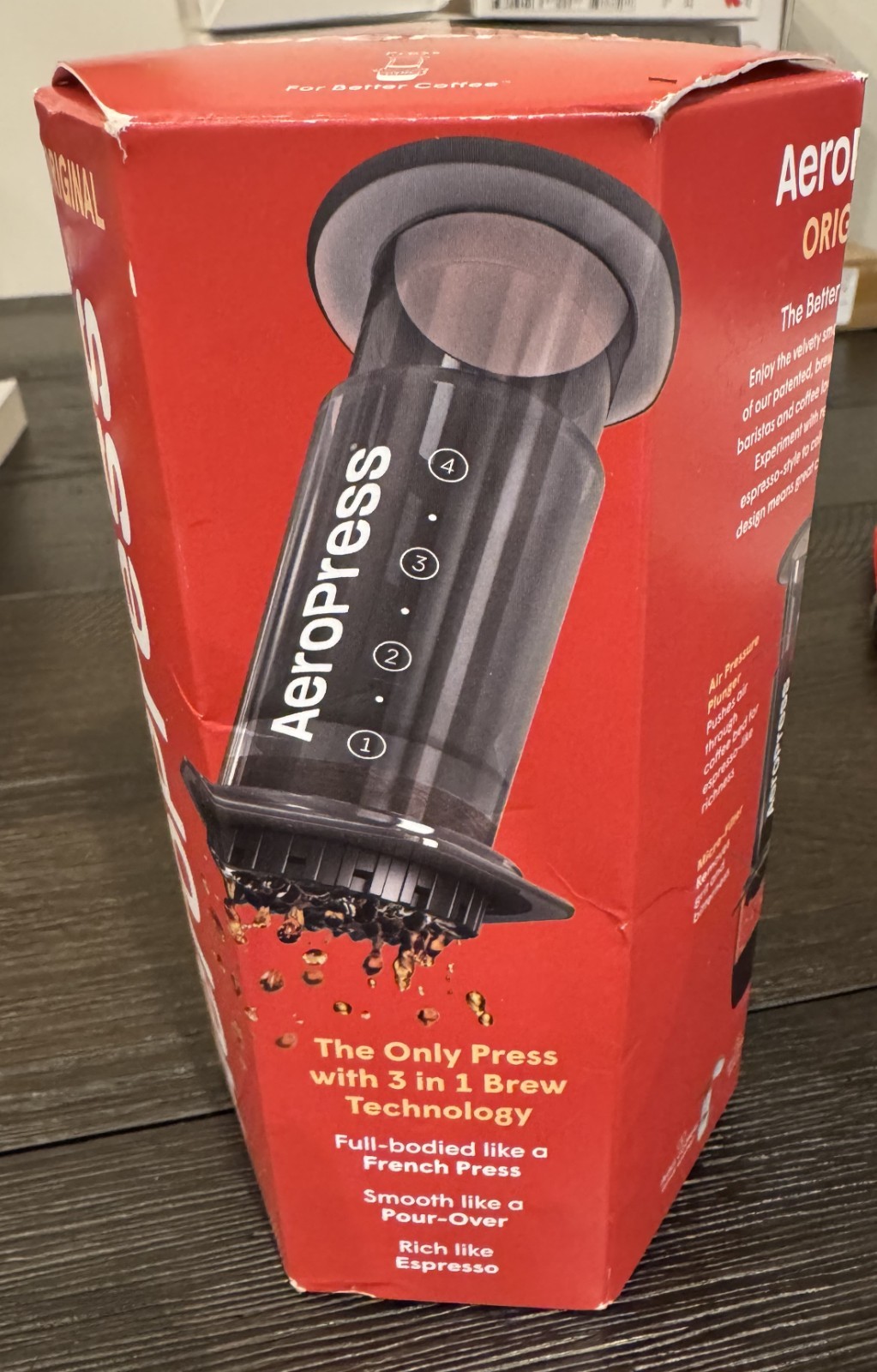 AeroPress Original Coffee Press – 3 In 1 Brew Method New