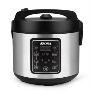Aroma 20 Cup Multi Cooker Rice Multicooker 5 Settings Nonstick 700W