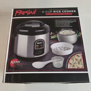 Automatic Rice Cooker 4-Cup With Accessory Set by Parini New In Box