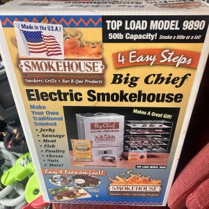 Big Chief Electric 2-in-1 Water Smoker Grill with Steel Legit Electric Grill