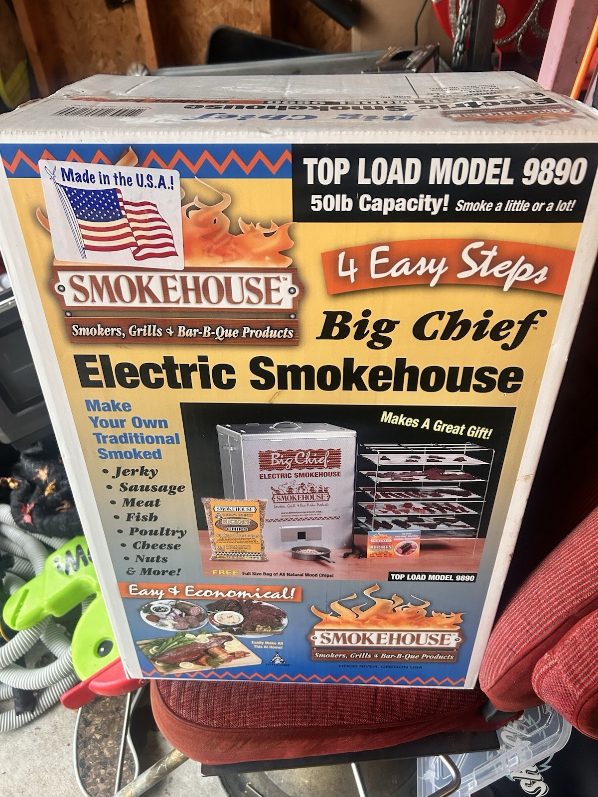 Big Chief Electric 2-in-1 Water Smoker Grill with Steel Legit Electric Grill