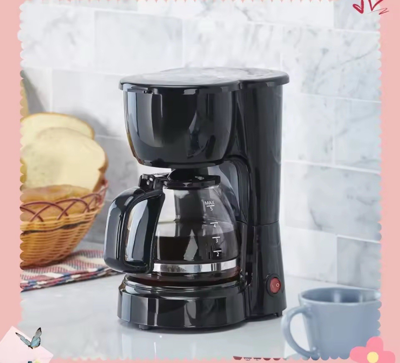 Black & Decker DCM5 Cup at a Time Drip Coffee Maker 1987 Model, New Sealed