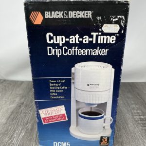 Black & Decker DCM5 Cup at a Time Drip Coffee Maker One Cup 1987 New Sealed
