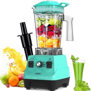 Blender 1800W, Professional High Speed Countertop Blender with Durable Stainless