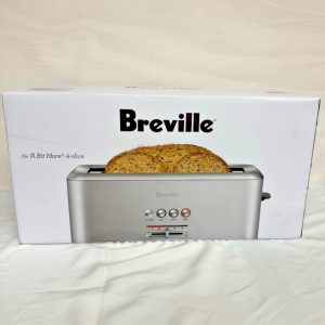 Breville BTA730XL Bit More Toaster 4 Slice, Brushed Stainless Steel