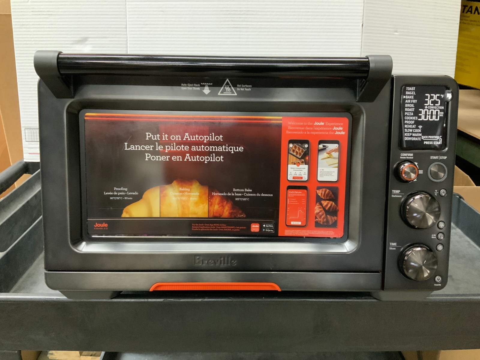 Breville - Joule 1.0 Cubic Ft Oven Air Fryer Pro - Black Stainless Steel "READ"