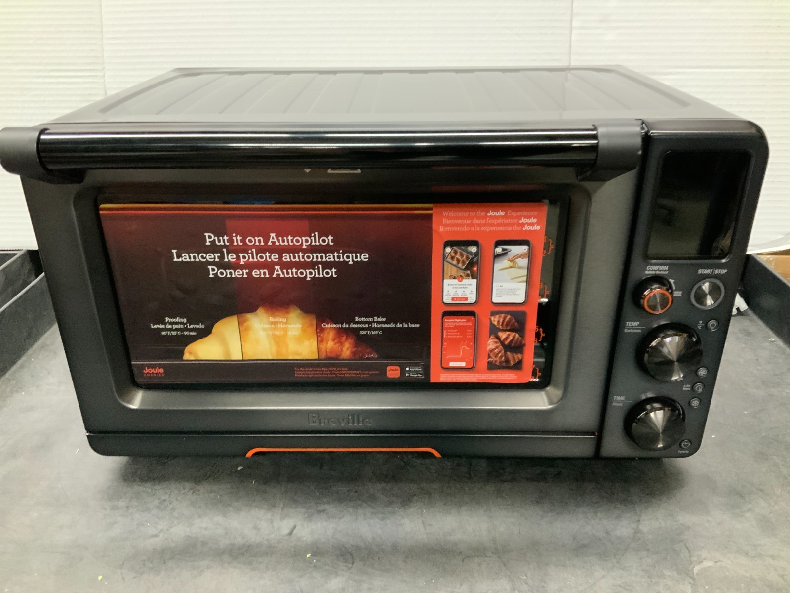 Breville - Joule 1.0 Cubic Ft Oven Air Fryer Pro - Black Stainless Steel "dents"
