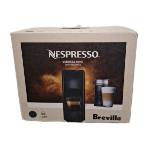 Breville Nespresso Essenza Mini Espresso Machine w/ Aeroccino 3 Milk Frother