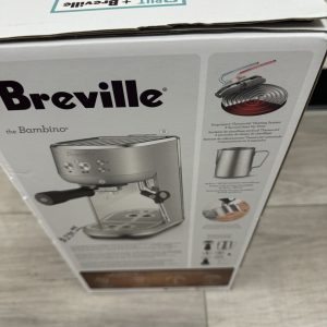 Breville The Bambino BES450BSS Brushed Stainless Steel BRAND NEW