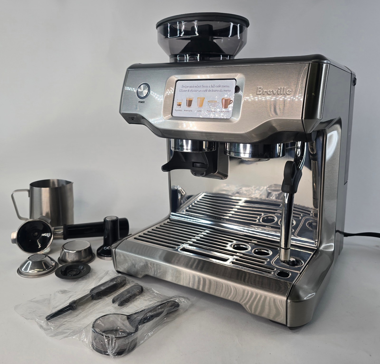 Breville The Barista Touch Espresso Machine BES880 BSS *NEVER USED DISPLAY ITEM*