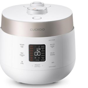 CUCKOO Twin Pressure Rice Cooker 6-Cup White