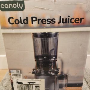 Canoly C16 Cold Press Juicer | 6" Wide Chute | 3-in-1 Strainers | Open Box