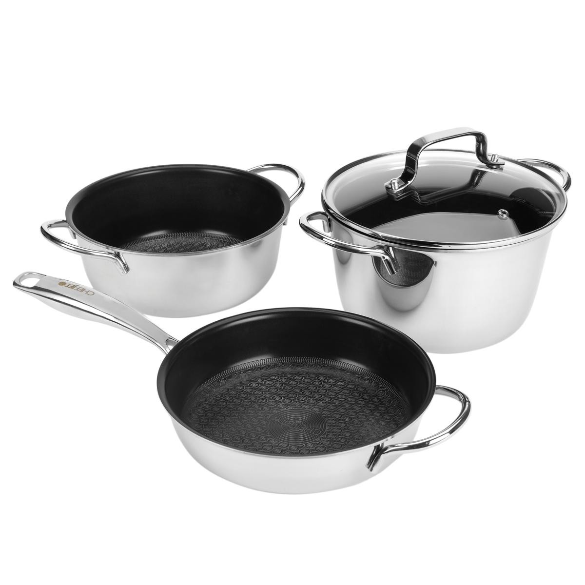 Chef Jet Tila 4-piece Nested Cookware Set