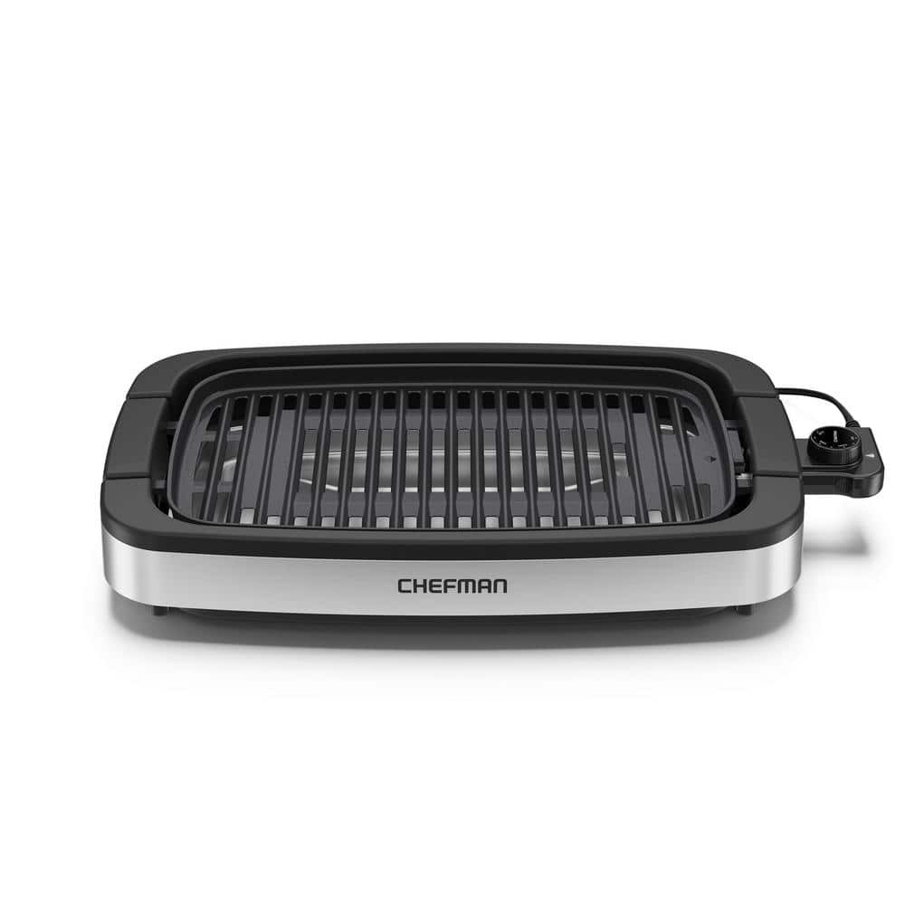 Chefman Smokeless Indoor Electric Grill with Temperature Control (Open Box)