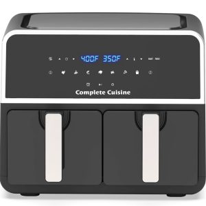 Complete Cuisine 9.5 QT Dual Basket Digital Air Fryer