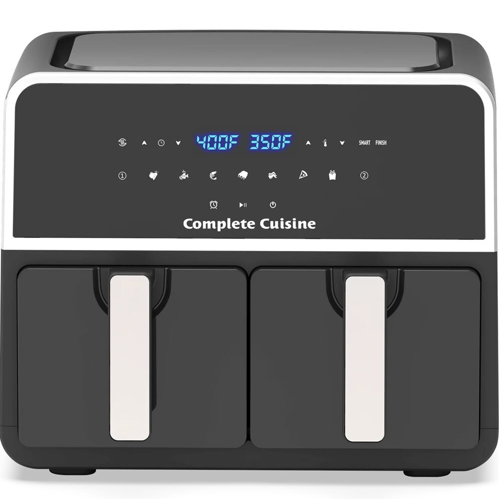 Complete Cuisine 9.5 QT Dual Basket Digital Air Fryer