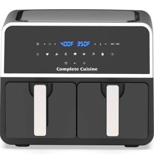 Complete Cuisine 9.5 QT Dual Basket Digital Air Fryer