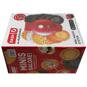 Dash MultiMaker 7-In-1 Mini Waffle Maker Nonstick Plates Christmas Holiday (NEW)