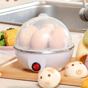 Egg Boiler Cooker Poacher Steamer Electric Boiled Eggs Omelette Maker Vegetable