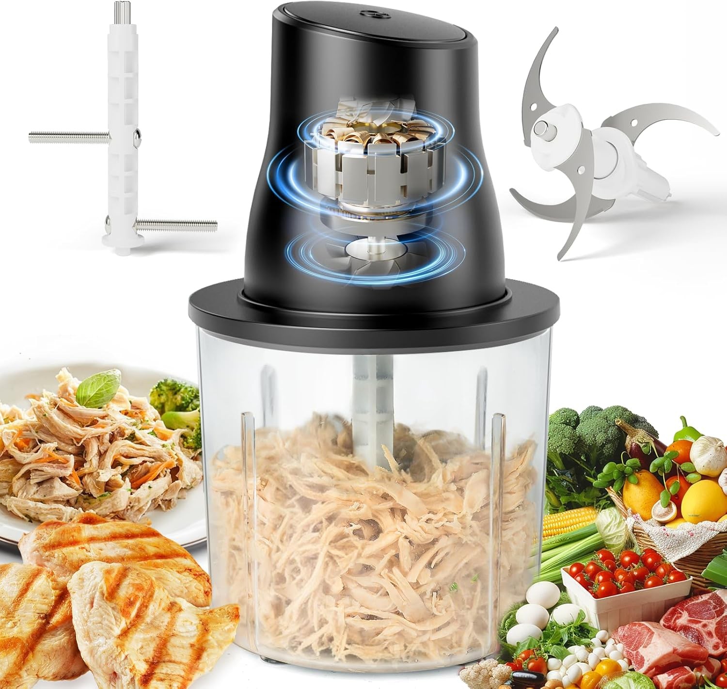 Electric Chicken Mincer Automatic 250W Food Processor