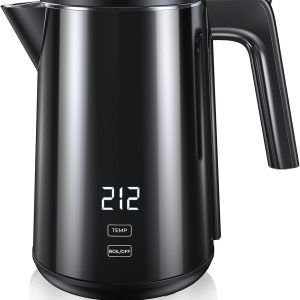 Electric Kettle 1.0L | 7 Temp Control, Cool Touch, Keep Warm, Auto Shut-Off