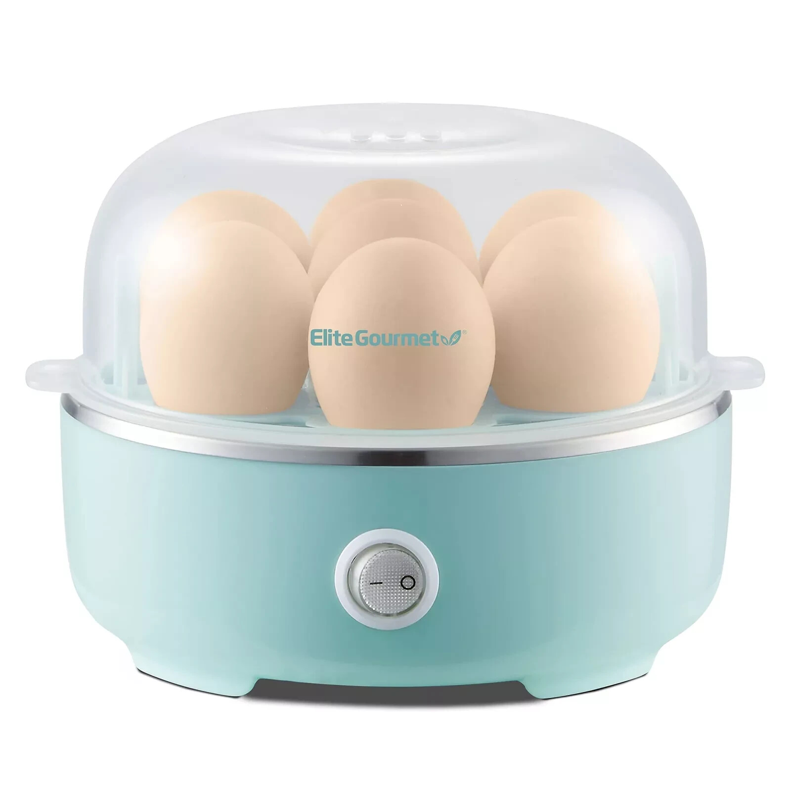 Elite Gourmet EGC115M Easy Egg Cooker Electric 7-Egg Capacity, Soft, Medium, ...