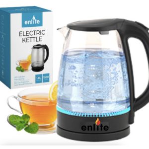 Enlite Fast Boiling Electric Glass Kettle
