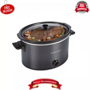 Hamilton Beach - 10 Quart Slow Cooker - Black, Simple to clean