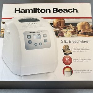 Hamilton Beach HomeBaker Bread Machine White New In Box Never Used