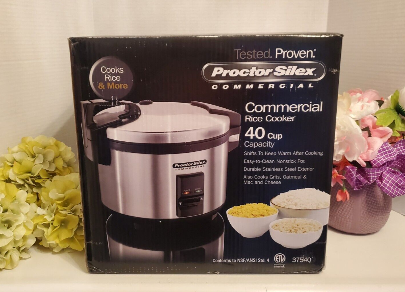 Hamilton Beach ~ Proctor Silex Commercial 37540 - 40 Cup Rice Cooker/Warmer🍚New
