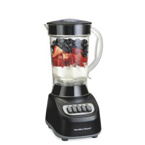 Hamilton Beach Smoothie Blender, 48 oz. Jar, Stainless Steel Blade, High Speed,