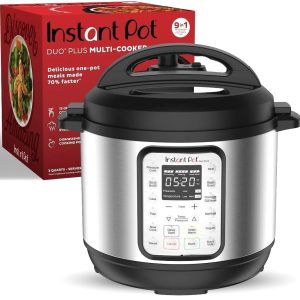 Instant Pot Duo Plus 9-in-1 Multicooker, Pressure Cooker, Slow Cook, Rice Maker,