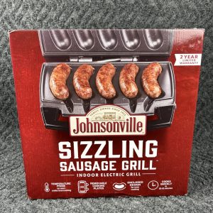 Johnsonville Sizzling Sausage Grill Indoor Electric Grill BTG-0498 New in Box