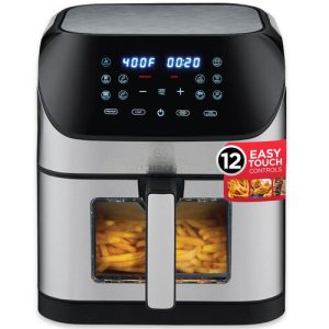 Kitchen Elite AF8243WSS 8QT AIR FRYER WITH WINDOW