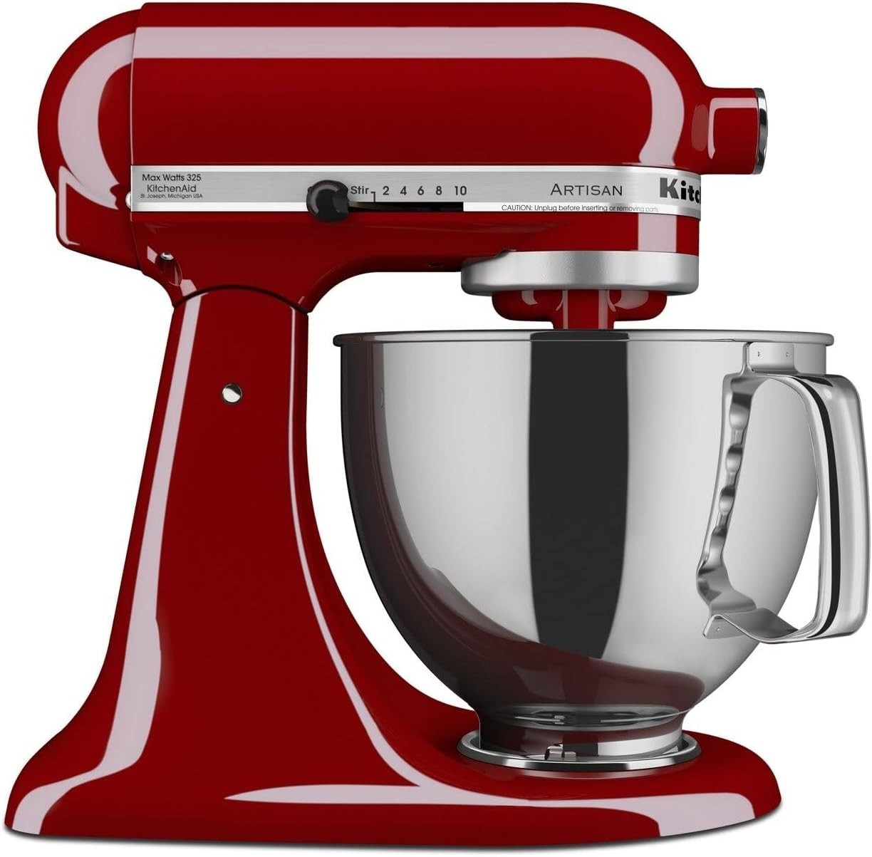KitchenAid Artisan Series 5-Qt Tilt-Head Stand Mixer–Empire Red