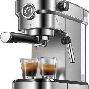 Machine Espresso Coffee Milk Frother Maker Bar 15 Cappuccino and Steam Nespresso