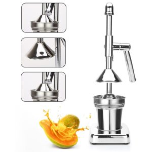 Manual Fruit Juicer Commercial Grade Citrus Orange Lemon Juice Squeezer Machine