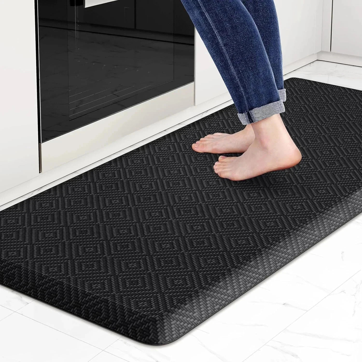 Mattitude Kitchen Mat Cushioned Anti-Fatigue Floor Mat Waterproof Non-Slip Mats
