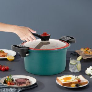 Micro Pressure Cooker, Non-Stick Pot, Stainless Steel Pressure Cooker Non-slip