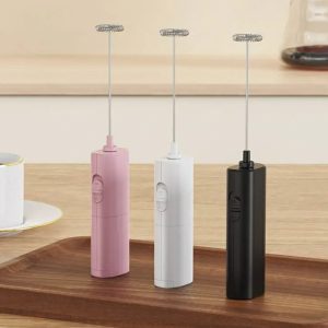 Milk Frother Handheld, COKUNST Battery Operated Milk Frother for Matcha Coffee,