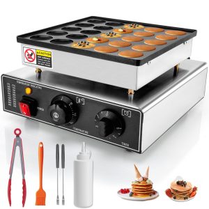 Mini Pancake Maker Machine, 25PCS Mini Dutch Pancake Baker Maker Commercial, ...