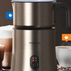 Miroco Automatic-Milk Frother MI-MF005 4 In 1 Stainless Steel Silver 16.9oz