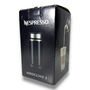 NEW NESPRESSO AEROCCINO 3 MILK FROTHER (3594-US-BK) Hot And Cold Prep OPEN BOX