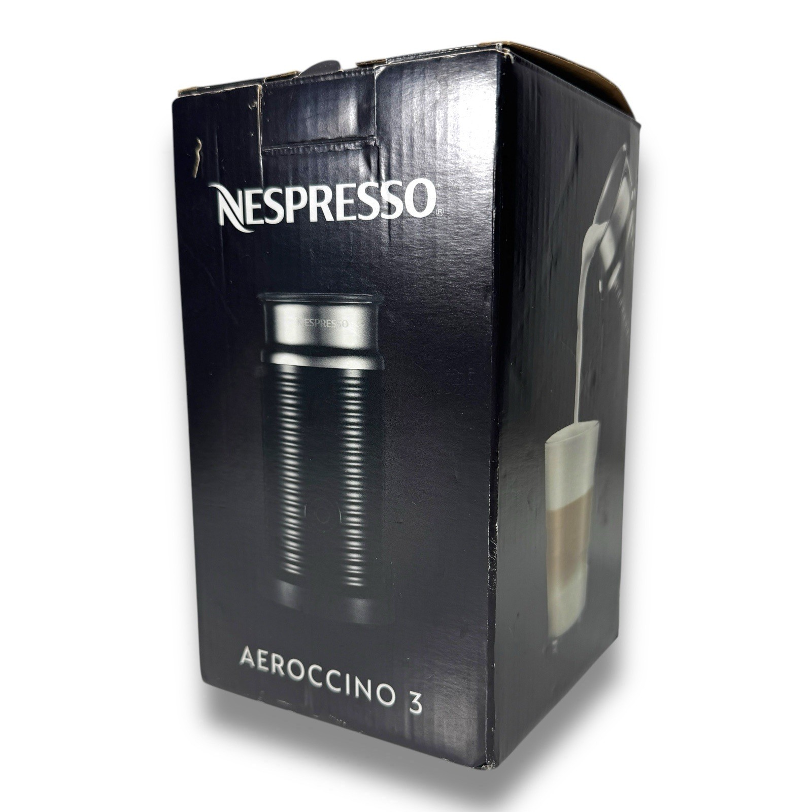 NEW NESPRESSO AEROCCINO 3 MILK FROTHER (3594-US-BK) Hot And Cold Prep OPEN BOX