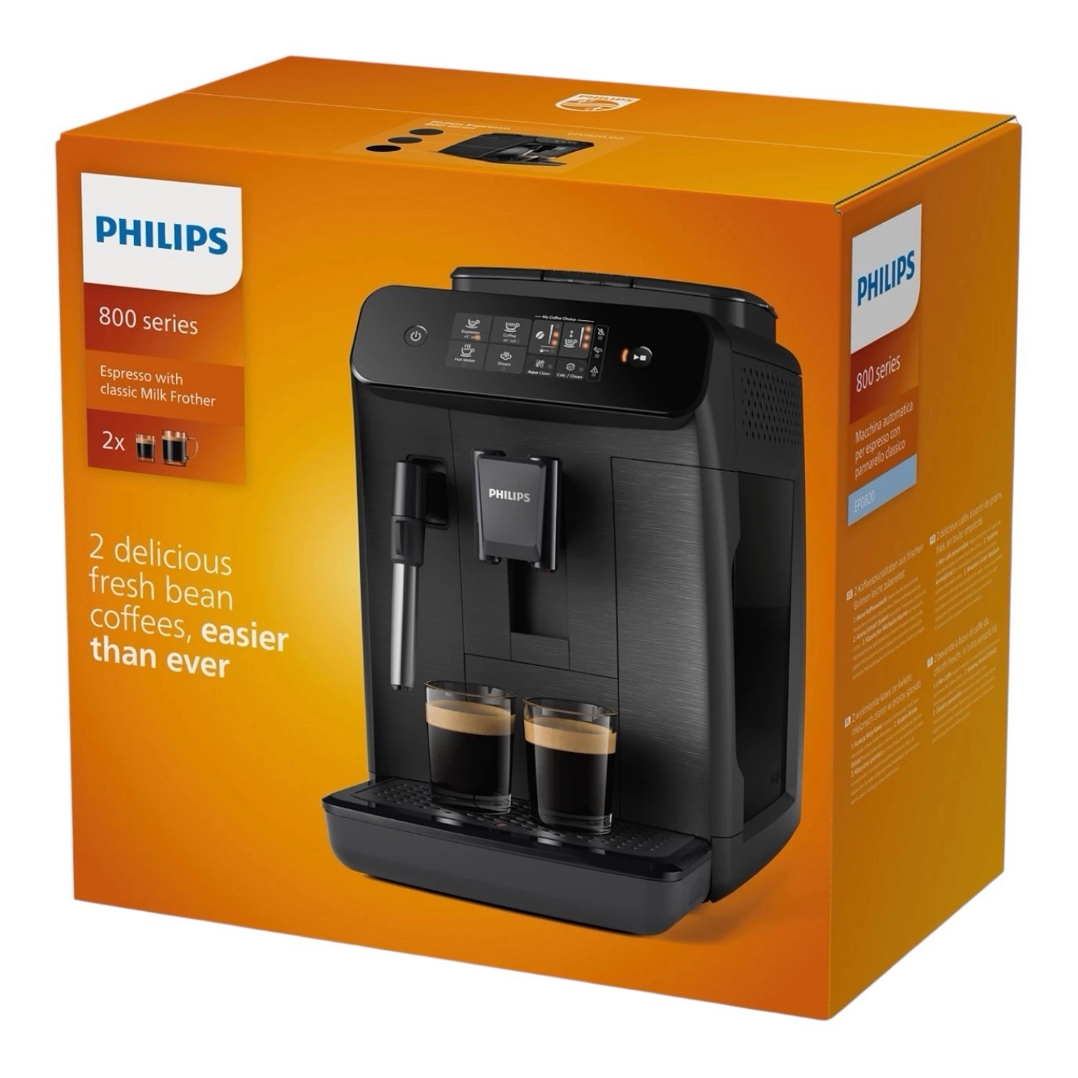 NEW Philips 800 Series Fully Automatic Espresso Coffee Machine w/ Milk Frother