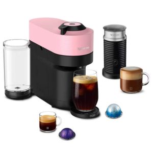 Nespresso Vertuo Pop+ Coffee and Espresso Maker by De'Longhi with Milk Frother -