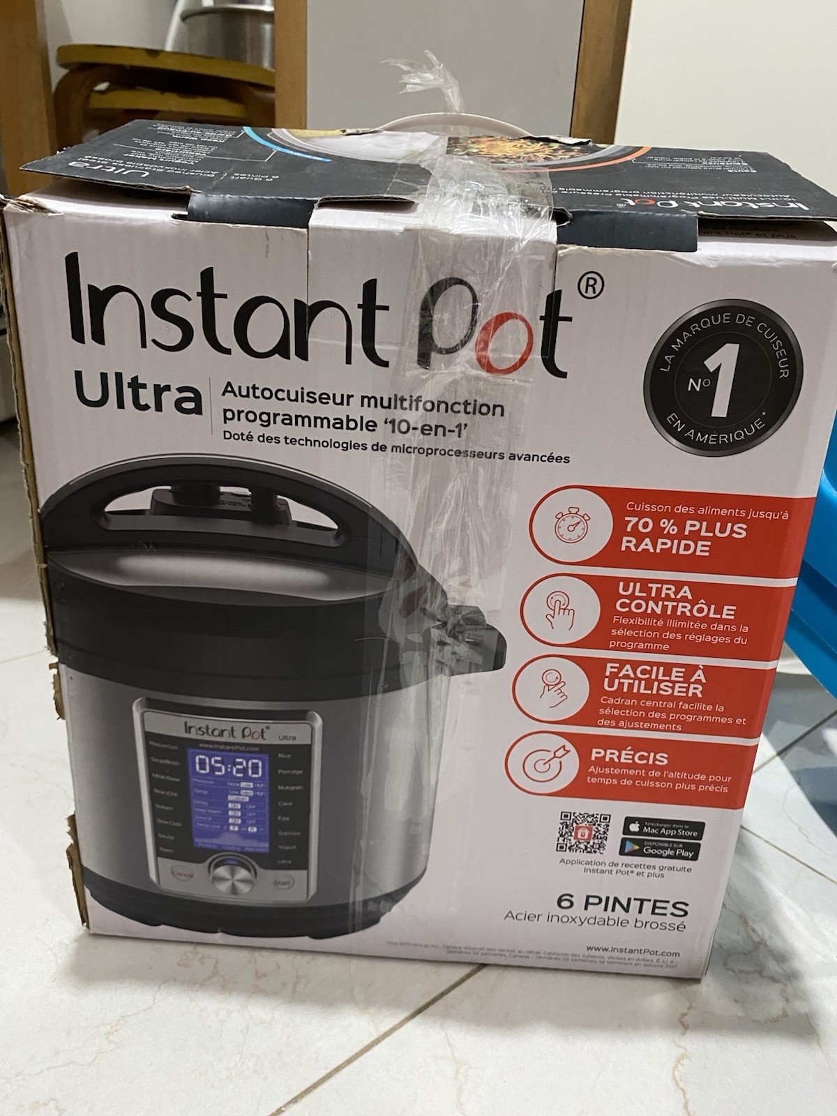 New instant pot Ultra 60 pressure cooker, BEST PRICE!! BK 11220 Pick up!