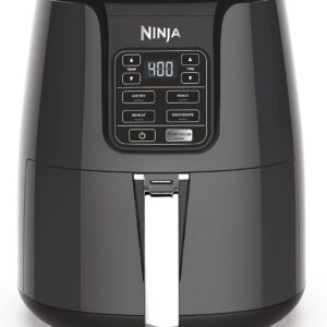 Ninja AF101 Air Fryer 4 QT Capacity 4 in 1 Roast Crisp Reheat Dehydrate Grey