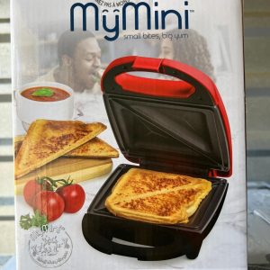 Nostalgia MyMini Sandwich Maker Brand New In Box Red in Color