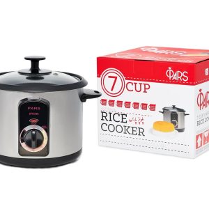 Pars Automatic Persian Rice Cooker - Tahdig Rice Maker Perfect Rice Crust, 7 Cup